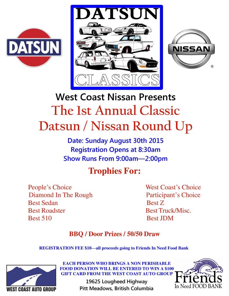 Datsun Round Up Poster